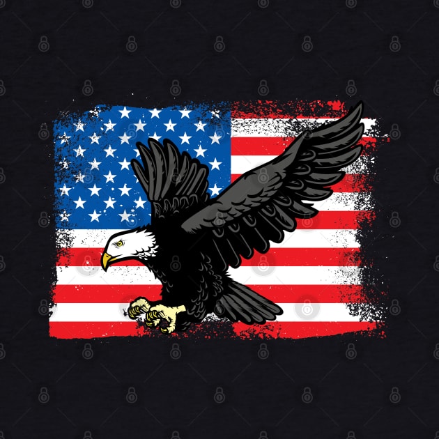Patriotic Eagle by Graphico